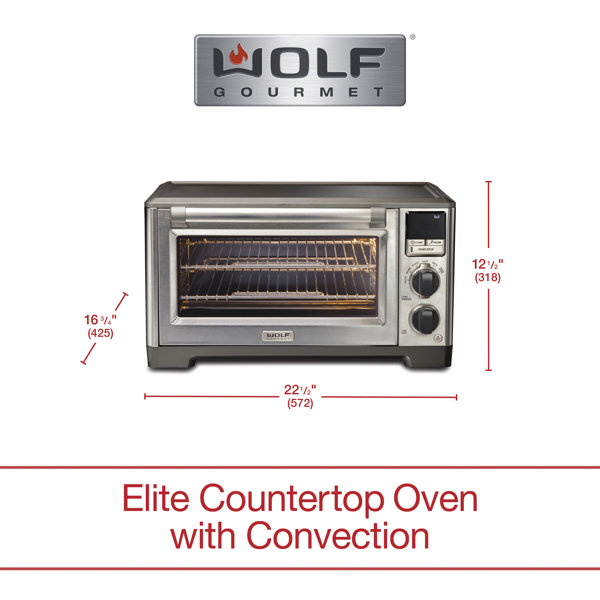 Wolf Gourmet 1.1 Cu. Ft. Elite Countertop Oven & Reviews Wayfair